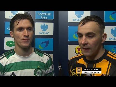 Johnny Kenny & Auchinleck Talbot Captain Post Match Reaction | Celtic 2-0 Auchinleck Talbot