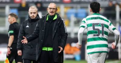 Celtic fan chant spelled out to the board by Martin O’Neill lieutenant as message received loud and clear