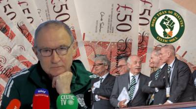 If Celtic lose the league to Hearts or the rangers with £80 million in the bank it will be Criminal