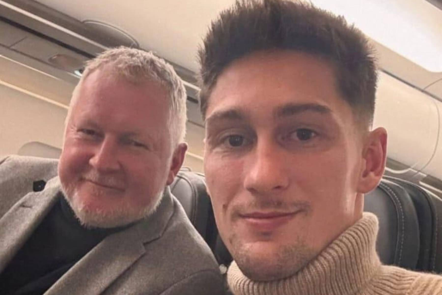 Tomas Cvancara Celtic transfer teased as striker poses for aeroplane selfie