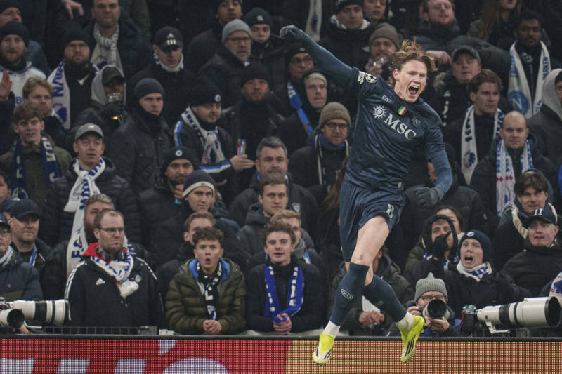 Scott McTominay matches Champions League scoring record as son of Celtic legend dents Napoli hopes