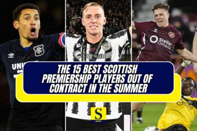Free Agent List: The 15 best Scottish Premiership players out of contract this summer &ndash; including Rangers stalwart and cup winning talisman