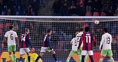 Ten-man Celtic surrender two-goal lead to draw with Bologna in Europa League