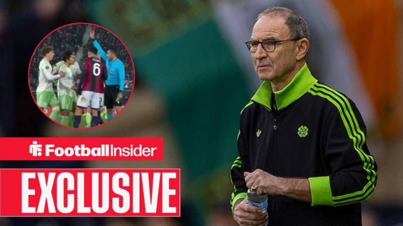 Ex-refs chief instantly reacts to ‘harsh’ Reo Hatate red card as Bologna vs Celtic footage analysed