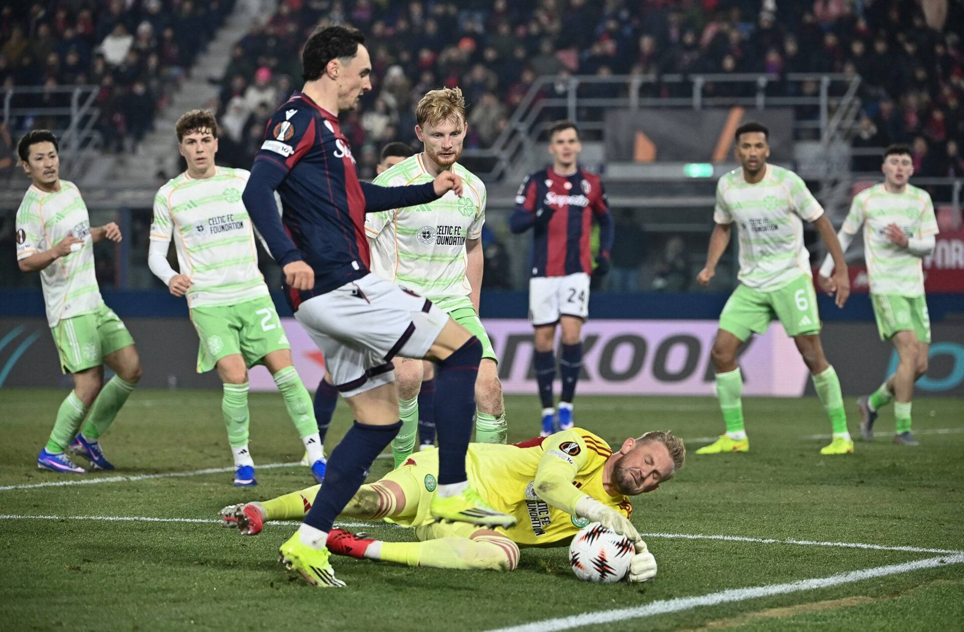 Celtic player ratings vs Bologna as Hoops forced to battle to draw with 10-men following Reo Hatate red