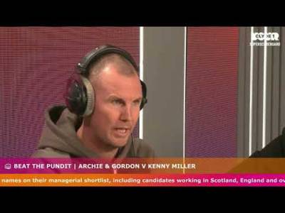Beat the Pundit | Archie & Gordon V Kenny Miller Beat the Pundit | Archie & Gordon V Kenny Miller