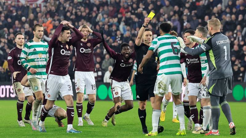 Celtic boss Martin O’Neill slams VAR after Auston Trusty is sent off in Tynecastle draw