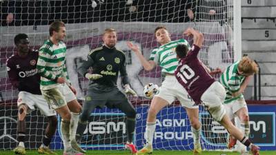 Hearts 2-2 Celtic: Martin O’Neill’s 10 men hang on for a point to keep Premiership title hopes alive