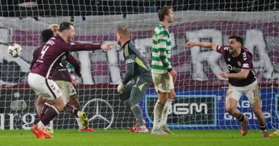 Celtic let lead slip as Hearts maintain lead over the champions