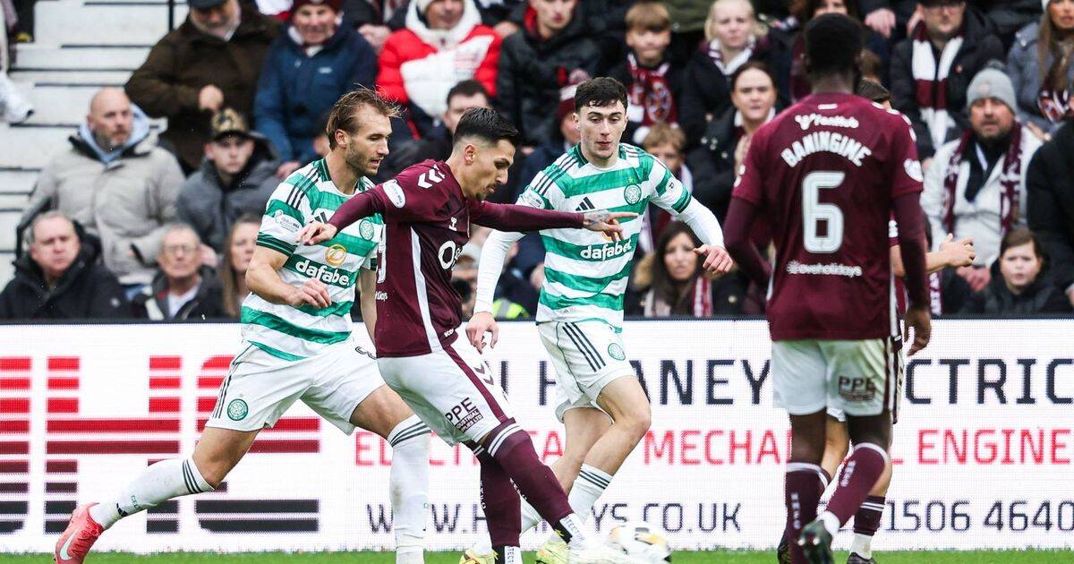 What time and TV channel is Celtic v Hearts on today?