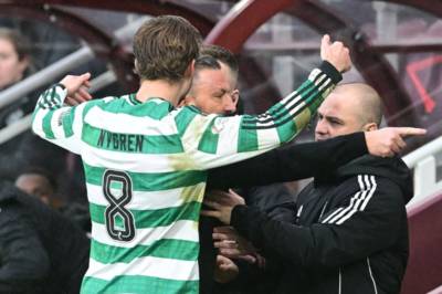 Derek McInnes explains Celtic bench incident and ‘shock’ at red card