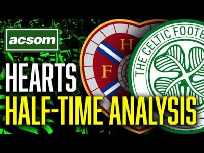 Hearts v CELTIC // LIVE Half-Time Analysis // ACSOM // A Celtic State of Mind