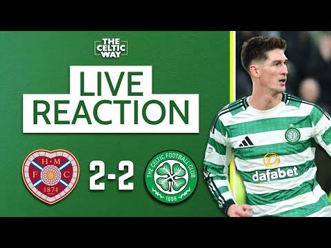 Hearts 2-2 Celtic: LIVE FT Reaction from Tynecastle as Bhoys leave capital without win