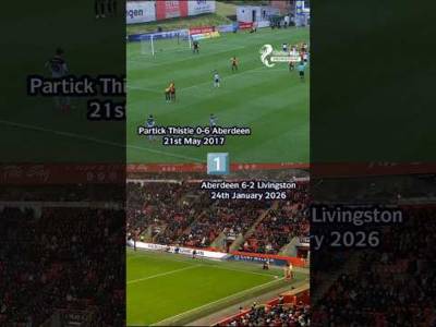 When Aberdeen last hit SIX 🔴 #spfl