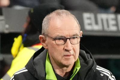 Celtic manager Martin O’Neill reacts to Auston Trusty’s red card appeal ruling