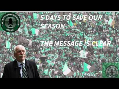 5 Days to Save Our Season..