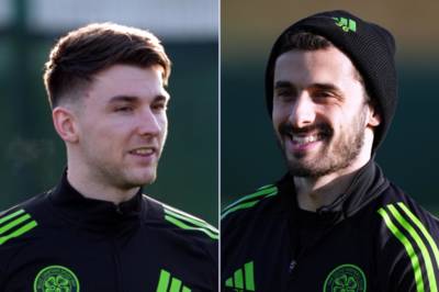 Celtic handed double injury boost as defensive pair are spotted in training