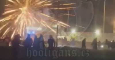 Celtic and Utrecht fans clash ahead of Europa League tie as fireworks ‘launched at police’