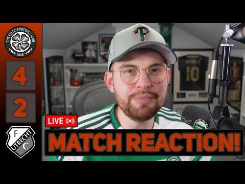 IT WASN’T PRETTY. but we’re through. | Celtic 4-2 Utrecht | LIVE MATCH REACTION!