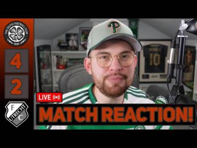 IT WASN’T PRETTY. but we’re through. | Celtic 4-2 Utrecht | LIVE MATCH REACTION!
