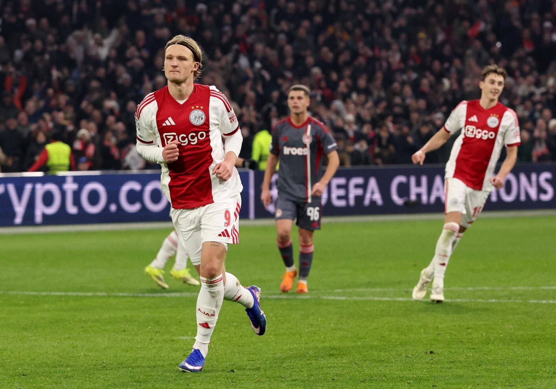 Watch former Celtic target Kasper Dolberg score Champions League goal after deadline-day snub