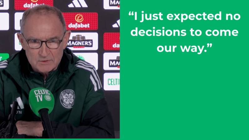 Martin O’Neill’s viral Celtic red card comments leave Rangers fans fuming