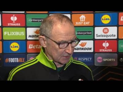 BRILLIANT Martin O’Neill Post Match Interview | Celtic 4-2 Utrecht Europa League