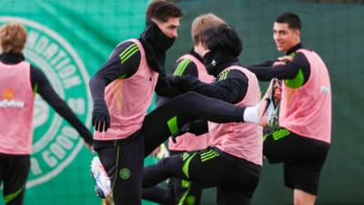 Training Gallery: Celtic v Falkirk