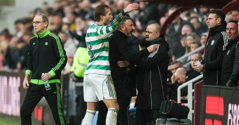 Derek McInnes reveals Celtic coach phoned him to apologise for Hearts touchline spat