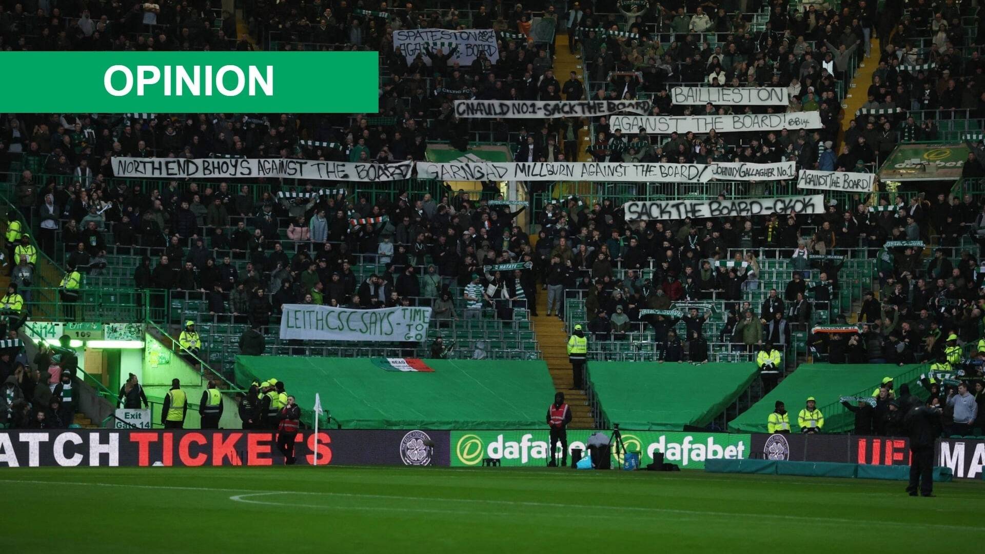 The Celtic Park atmosphere is the worst it has been for years