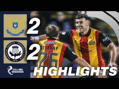 St. Johnstone 2-2 Partick Thistle | HIGHLIGHTS | William Hill Championship St. Johnstone 2-2 Partick Thistle | HIGHLIGHTS | William Hill Championship