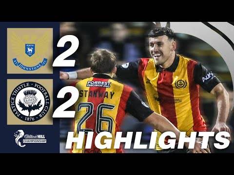 St. Johnstone 2-2 Partick Thistle | HIGHLIGHTS | William Hill Championship