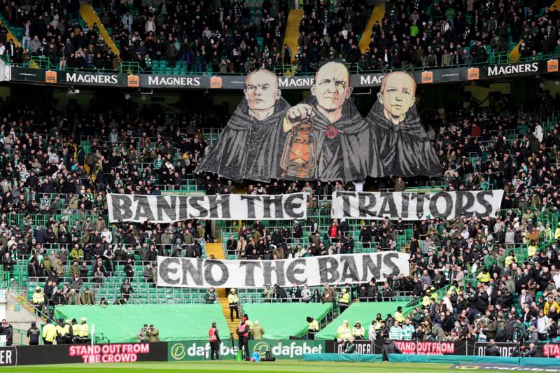 Celtic board blasted over Green Brigade ban in Traitors-themed banner