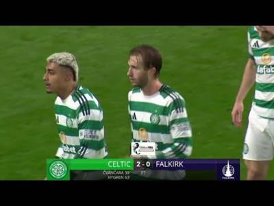Back Up To 2nd | Full Time Scenes Celtic 2-0 Falkirk