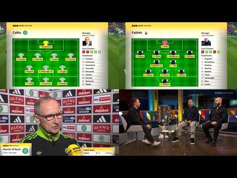 BBC Sportscene Highlights & Analysis | Celtic 2-0 Falkirk | Celtic Back Up To 2nd Spot
