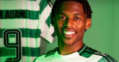 Junior Adamu delivers first Celtic words after transfer as striker makes promise to Martin O’Neill