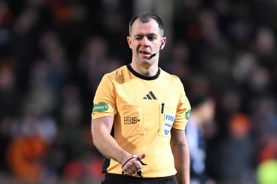 Match officials confirmed by SFA for Celtic’s midweek trip to Aberdeen Match officials confirmed by SFA for Celtic’s midweek trip to Aberdeen
