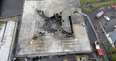 Shocking photos show aftermath of huge blaze at Celtic Supporters Club