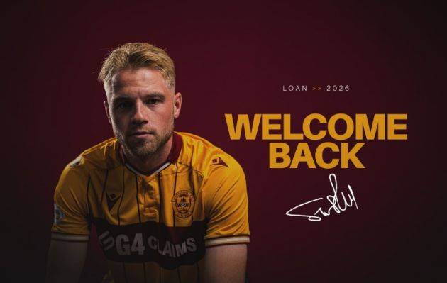 Stephen Welsh joins Motherwell on loan for rest of season
