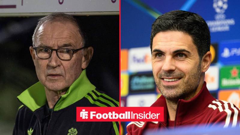 Martin O’Neill has clearly listened to what Mikel Arteta said about ‘role model’ after new Celtic target admission