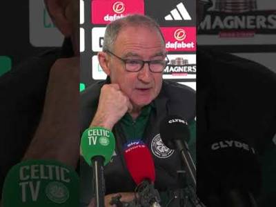 🎙️ Martin O’Neill looks ahead to Wednesday night #ABECEL | #CelticFC🍀