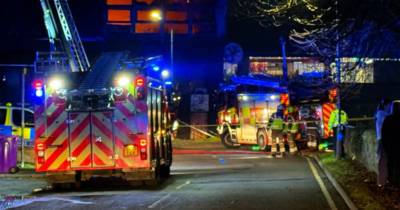 Celtic Supporters Club ‘deliberately’ set on fire as cops launch probe into huge blaze