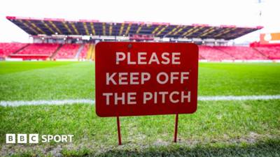 Pitch inspections at Aberdeen & Dundee after heavy rain