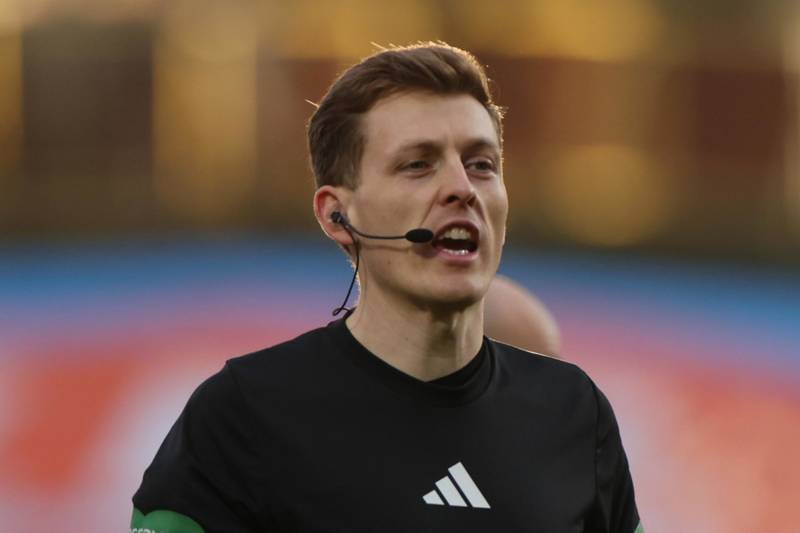 Celtic learn the officiating team for their Scottish Cup match against Dundee