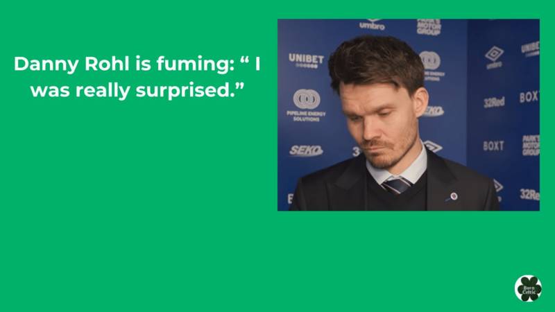 ‘I can’t agree’: Danny Rohl rages and turns on booing Rangers fans as Celtic title pressure starts to bite