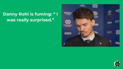 ‘I can’t agree’: Danny Rohl rages and turns on booing Rangers fans as Celtic title pressure starts to bite