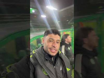 A final message of the day from the Ox 🫶#WelcomeAlex | #CelticFC🍀