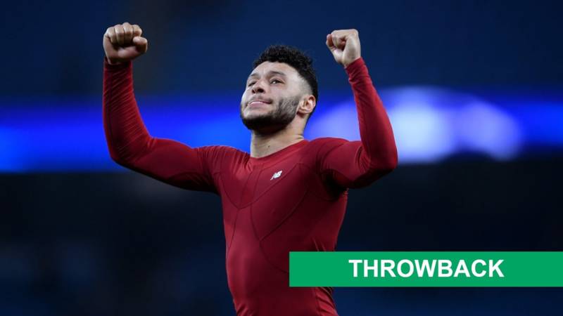 When Alex Oxlade-Chamberlain scored at Celtic Park and dedicated goal to his father
