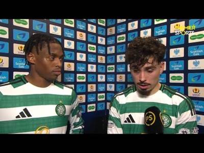 “An Amazing Feeling” Adamu & Tounetki Post Match Reaction Dramatic Scottish Cup | Celtic 2-1 Dundee