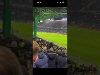 Dundee fans at Celtic park 🤯😂